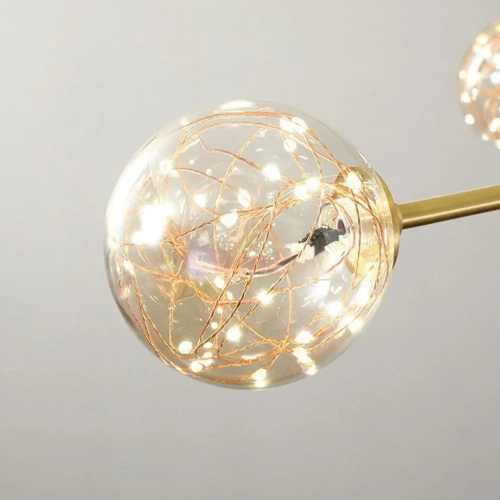 Lustra LED Sparkle Abajur Transparent DX333-3 AURIE / MINIMALIST DESIGN / 50CM Lighting Fixtures