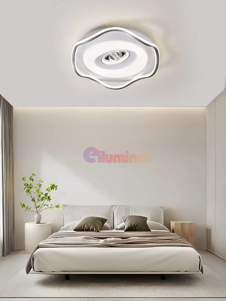 Lustra Led Splash Oval 240W Echivalent 800W Smart Cu Telecomanda Lighting Fixtures