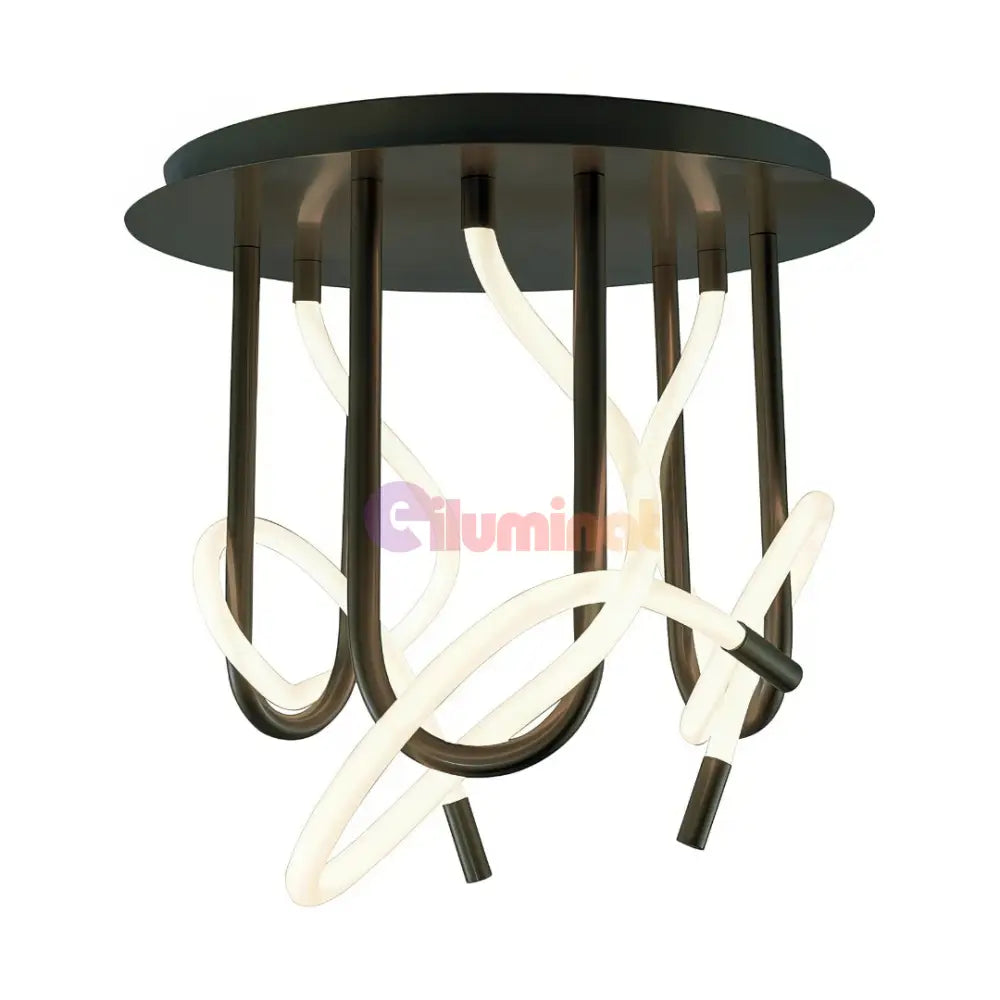 Lustra LED 45W Pleno NEAGRA / 50CM / MINIMALIST DESIGN Lighting Fixtures