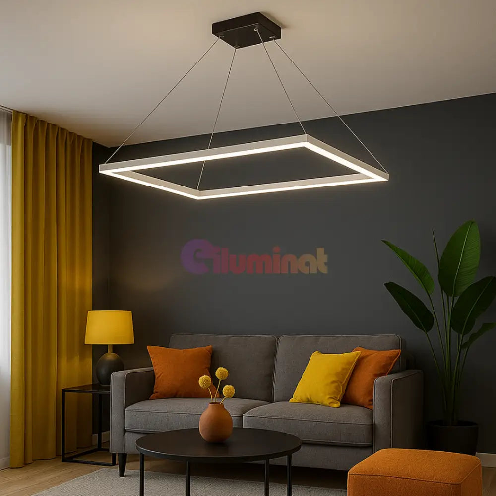 Lustra LED Suspendata White GlowPanel ALBA / SUSPENDATE / 40CM Lighting Fixtures