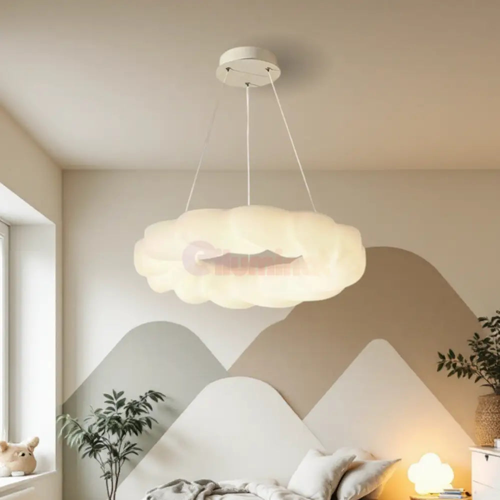 Lustra LED 120W Fluffy Cloud Telecomanda 5571 (DD) ALBA / 50CM / KIDS Lighting Fixtures