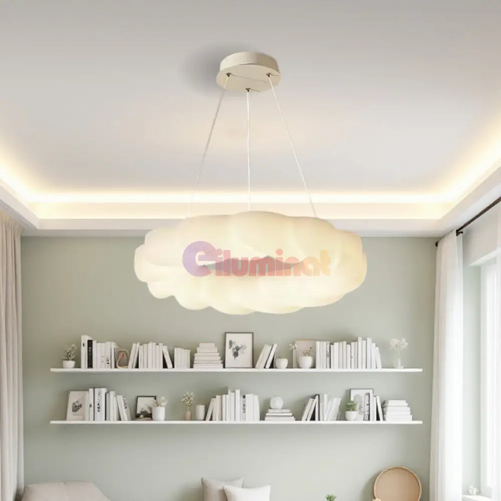 Lustra LED 120W Fluffy Cloud Telecomanda 5571 (DD) ALBA / 50CM / KIDS Lighting Fixtures
