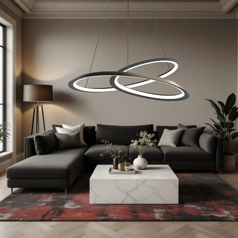 Lustra LED Suspendata Luméa NEAGRA / SUSPENDATE Lighting Fixtures