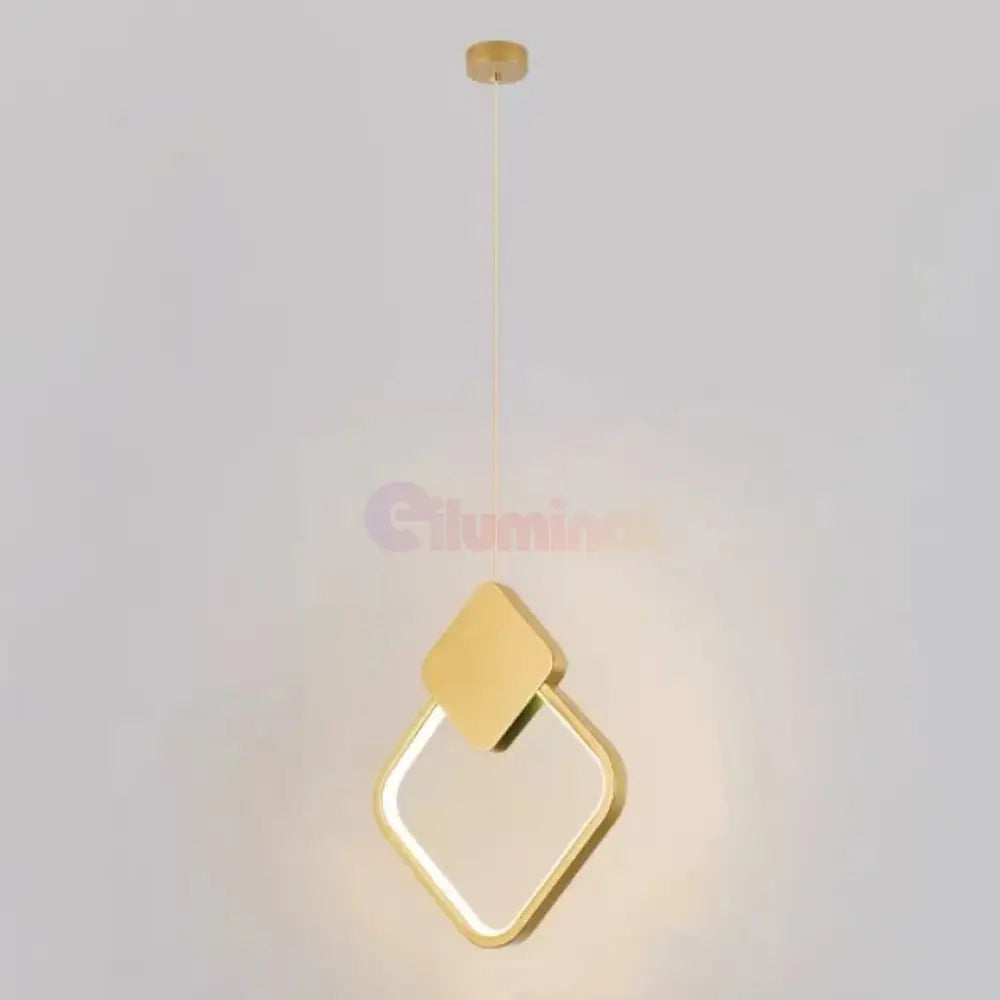 Lustra Led Suspendata 24W Diamond 3 Functii Led Ceiling Light