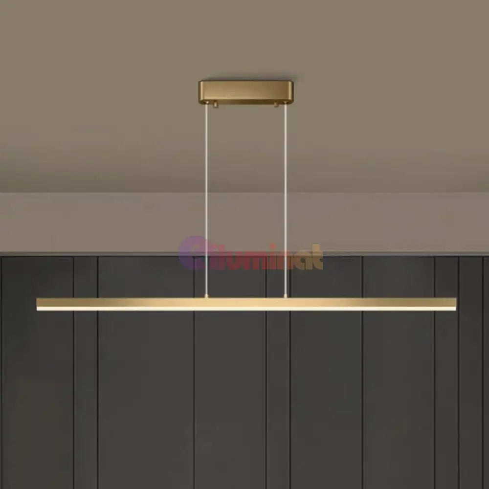 Lustra LED 36W OFFICE Suspendata Gold cu Telecomanda SE-P1936-100 GD AURIE / SUSPENDATE Lighting Fixtures