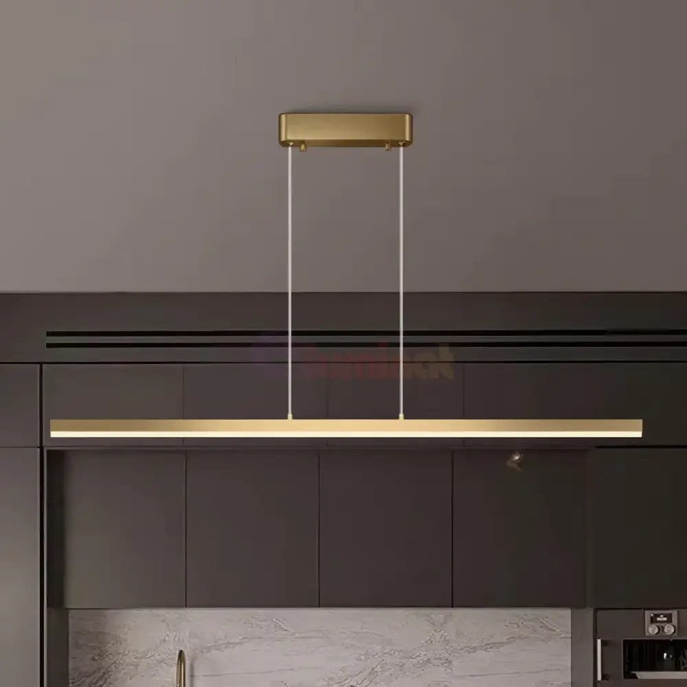 Lustra LED 36W OFFICE Suspendata Gold cu Telecomanda SE-P1936-100 GD AURIE / SUSPENDATE Lighting Fixtures