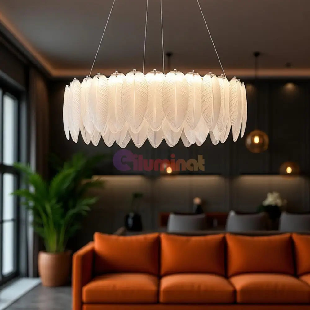 Lustra Suspendata 50CM Meili Chrome CHROME Chandeliers