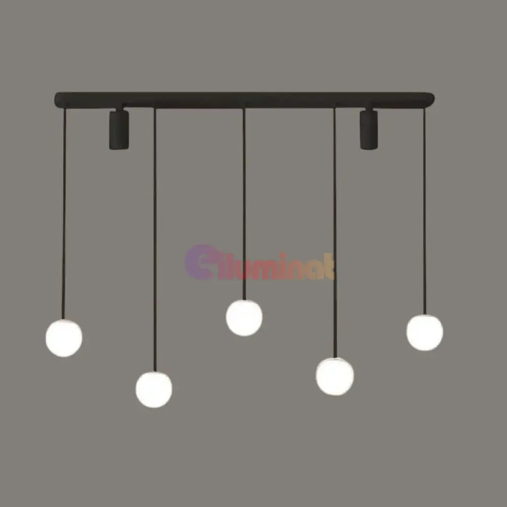 Lustra LED Suspendata Abajur 56W Echivalent 220W Telecomanda NEAGRA / ABAJUR Chandeliers