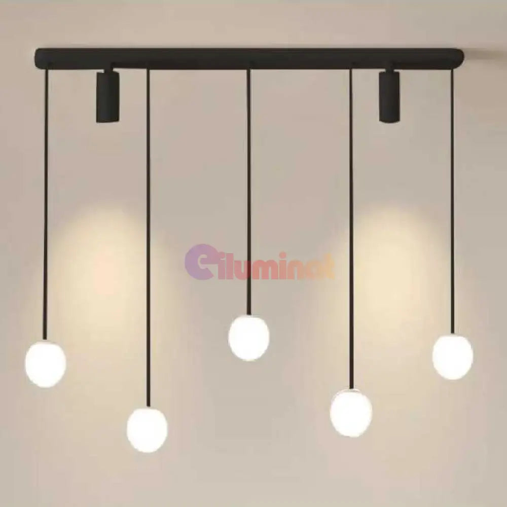 Lustra LED Suspendata Abajur 56W Echivalent 220W Telecomanda NEAGRA / ABAJUR Chandeliers