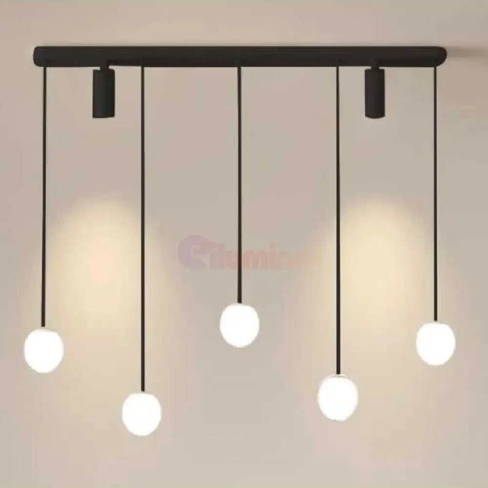 Lustra LED Suspendata Abajur 56W Echivalent 220W Telecomanda NEAGRA / ABAJUR Chandeliers