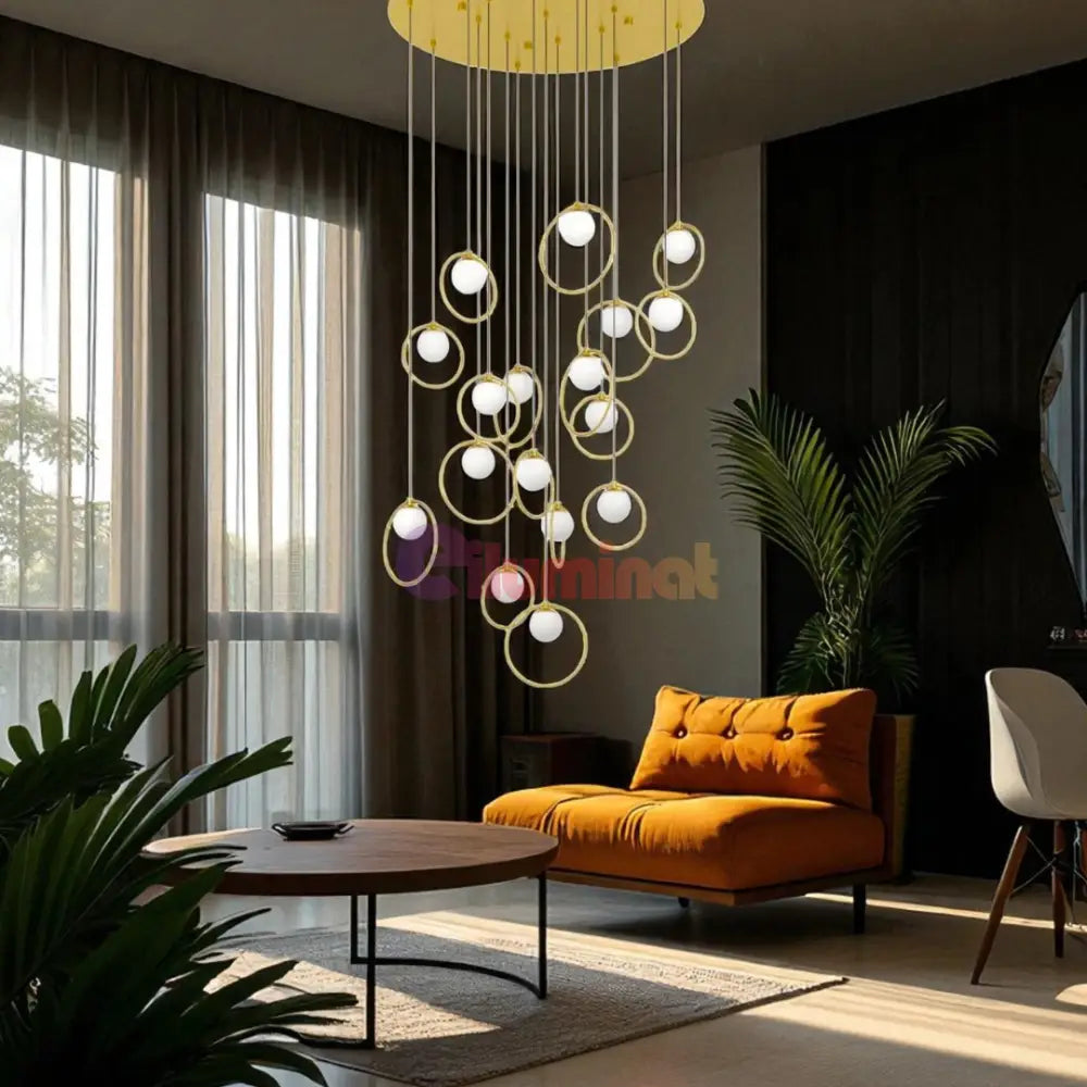 Lustra LED Suspendata Abajur PORTOCOLOM 51W AURIE / SUSPENDATE Chandeliers