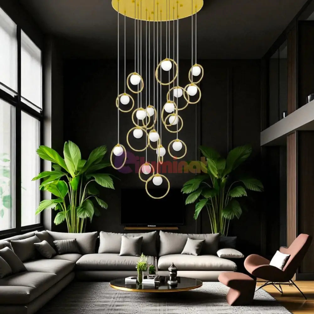 Lustra LED Suspendata Abajur PORTOCOLOM 51W AURIE / SUSPENDATE Chandeliers