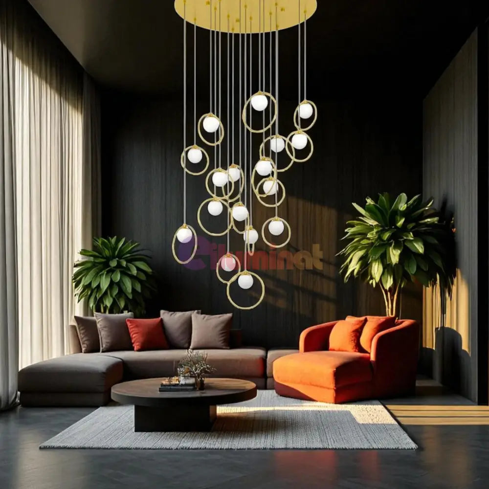 Lustra LED Suspendata Abajur PORTOCOLOM 51W AURIE / SUSPENDATE Chandeliers