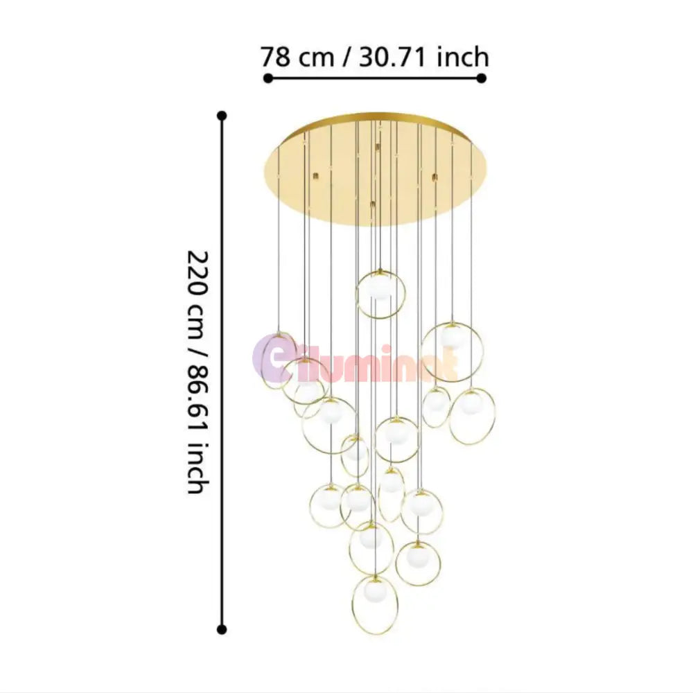 Lustra LED Suspendata Abajur PORTOCOLOM 51W AURIE / SUSPENDATE Chandeliers
