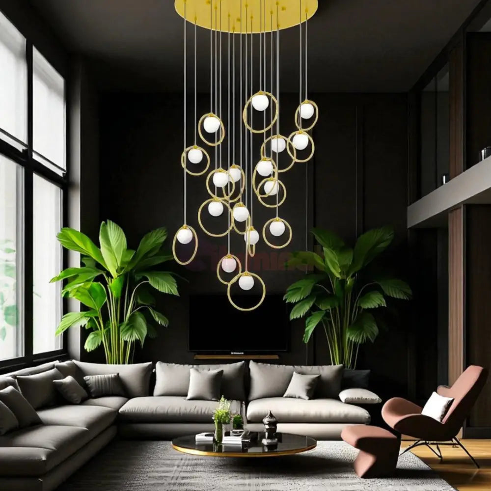 Lustra LED Suspendata Abajur PORTOCOLOM 51W AURIE / SUSPENDATE Chandeliers