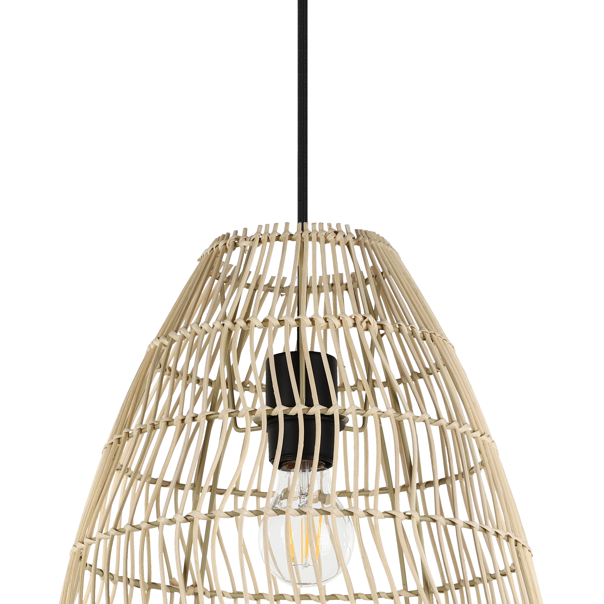 Lustra LED Suspendata AYESGARTH EGLO 43866 LEMN / SUSPENDATE Lighting Fixtures