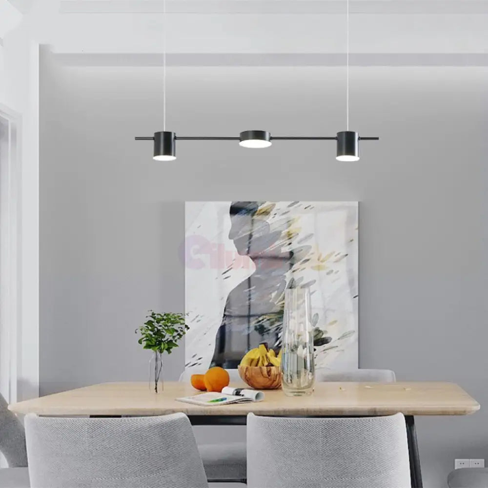 Lustra Led Suspendata 30W G3849-2 + 1 Echivalent 250W Neagra / Suspendate Lighting Fixtures