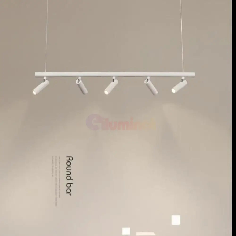 Lustra LED Suspendata cu 5 Spoturi Reglabile JERICO White led ceiling light
