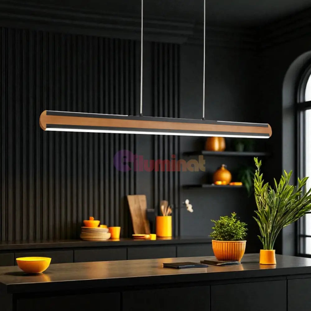 Lustra LED Suspendata DEACON LEMN / SUSPENDATE Lighting Fixtures