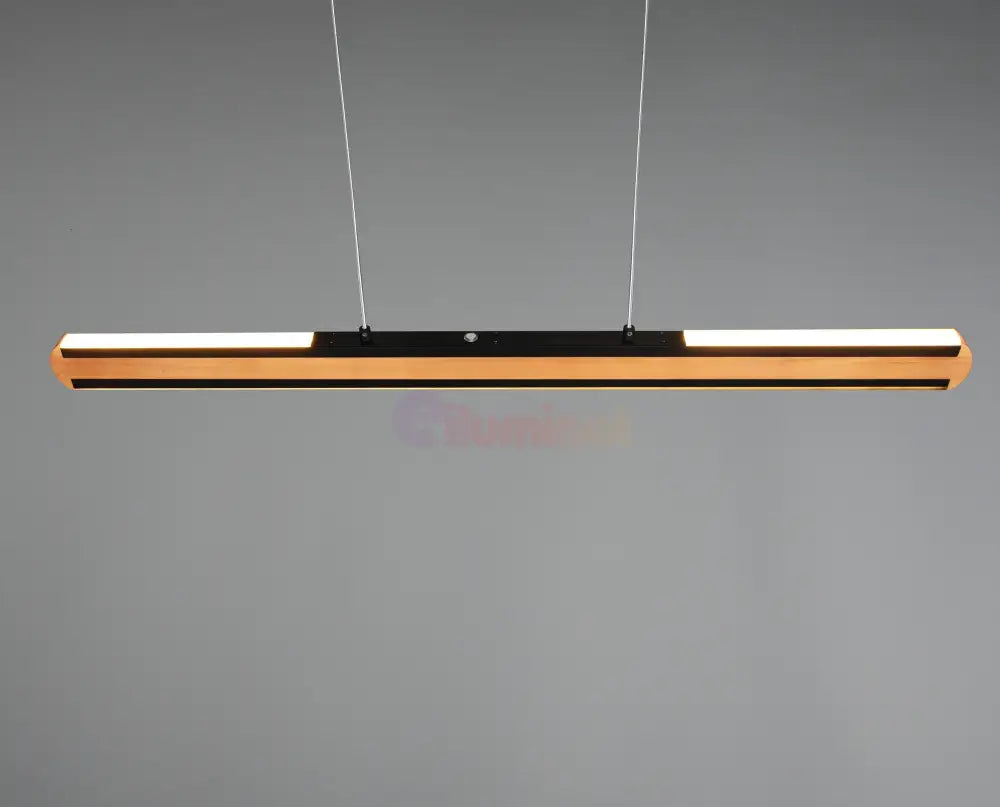 Lustra LED Suspendata DEACON Wood Echivalent 500W LEMN / SUSPENDATE / 110CM Lighting Fixtures
