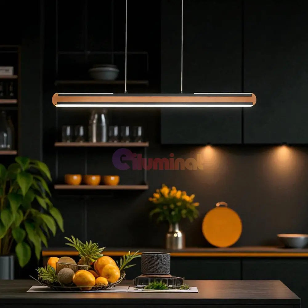 Lustra LED Suspendata DEACON LEMN / SUSPENDATE Lighting Fixtures