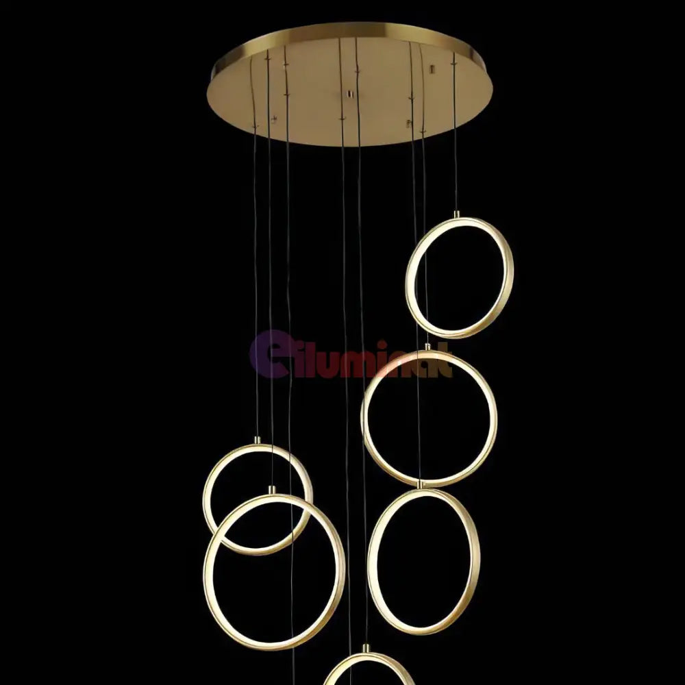 Lustra LED Suspendata GOLD Lightman AURIE Chandeliers Crystal
