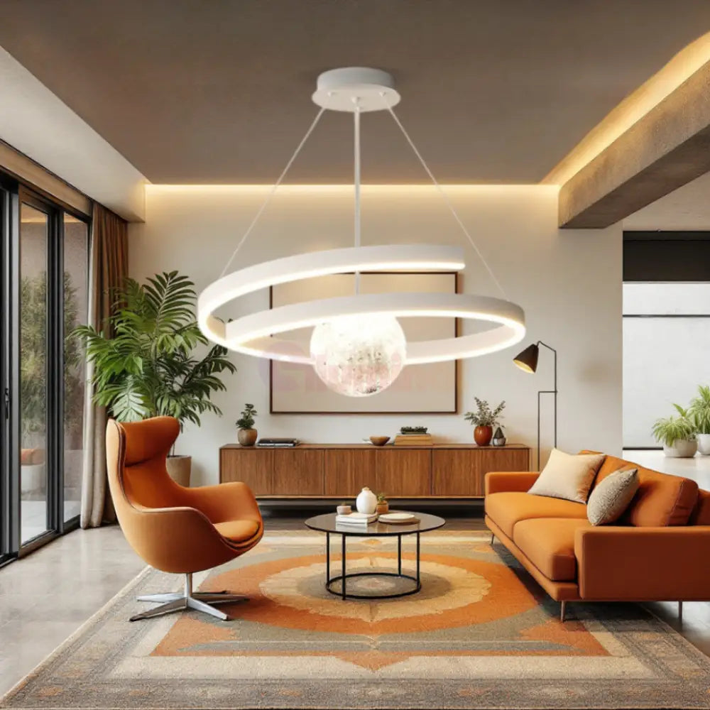 Lustra LED Suspendata INFINITY SPHERE Alba Echivalent 500W ALBA Lighting Fixtures