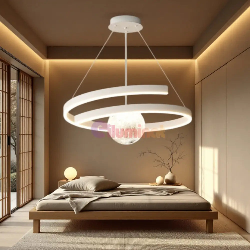 Lustra LED Suspendata INFINITY SPHERE Alba Echivalent 500W ALBA Lighting Fixtures