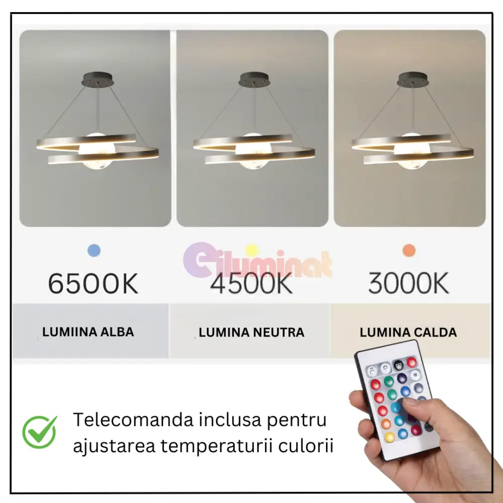 Lustra Led Wonderland Gold 2 Segmente Echivalent 400W (Copy) Lighting Fixtures