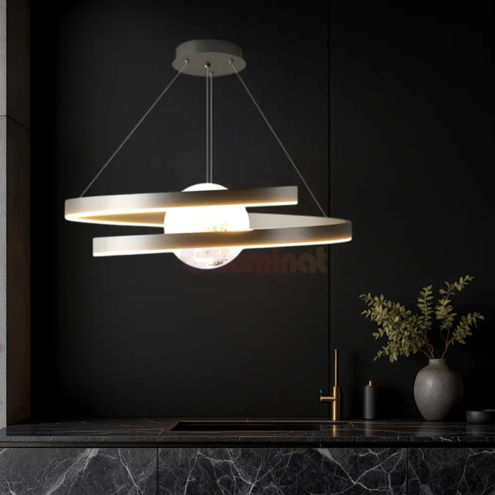 Lustra Led Wonderland Gold 2 Segmente Echivalent 400W (Copy) Lighting Fixtures