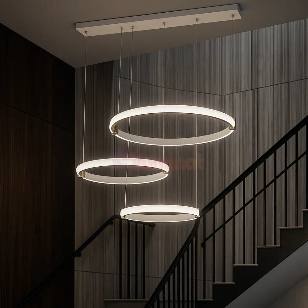 Lustra LED Loma Telecomanda Wifi 2.4G White ALBA / SUSPENDATE / 50CM Lighting Fixtures