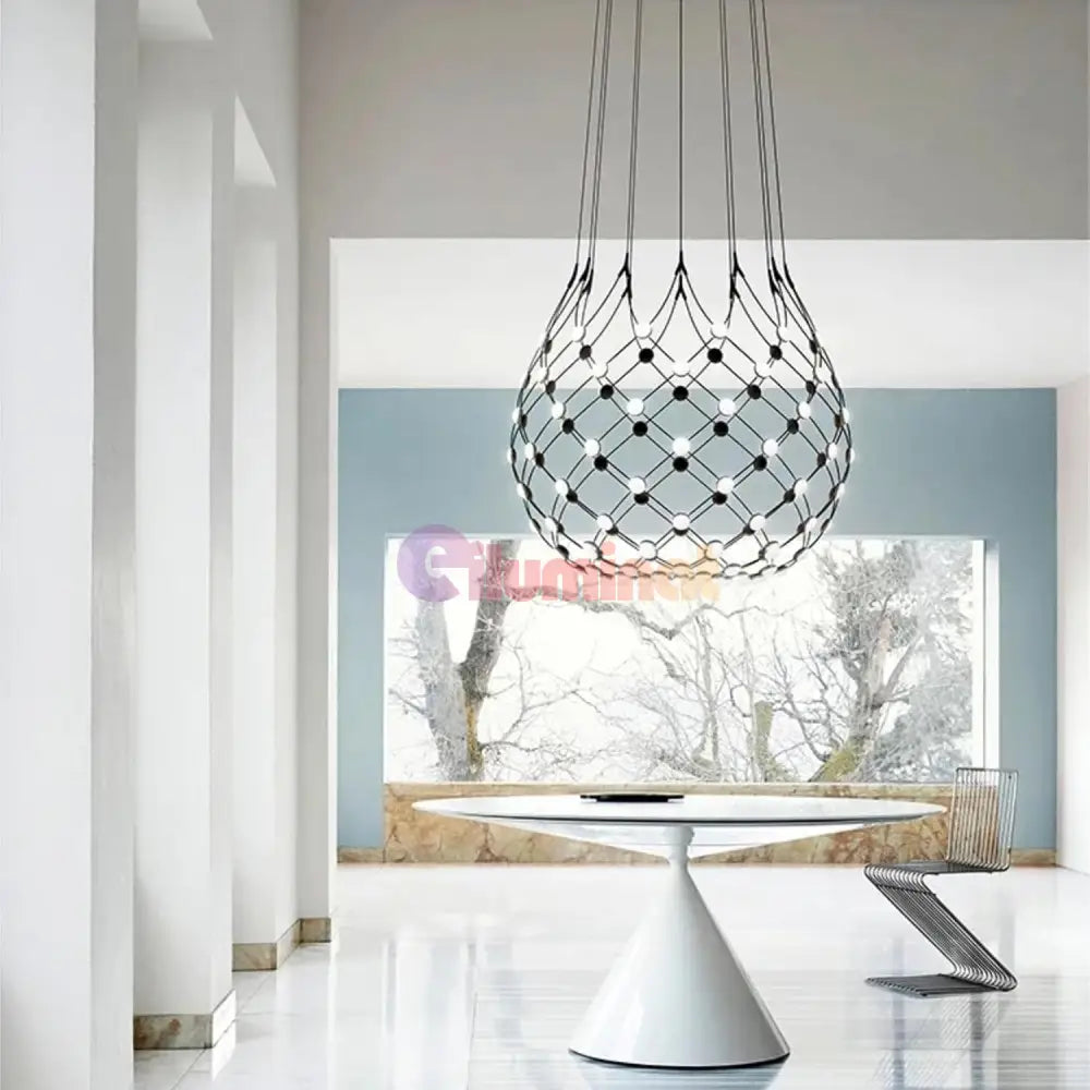 Lustra LED Suspendata LUGARO DIA Black Lighting Fixtures