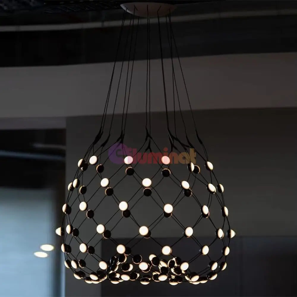 Lustra LED Suspendata LUGARO DIA Black Lighting Fixtures