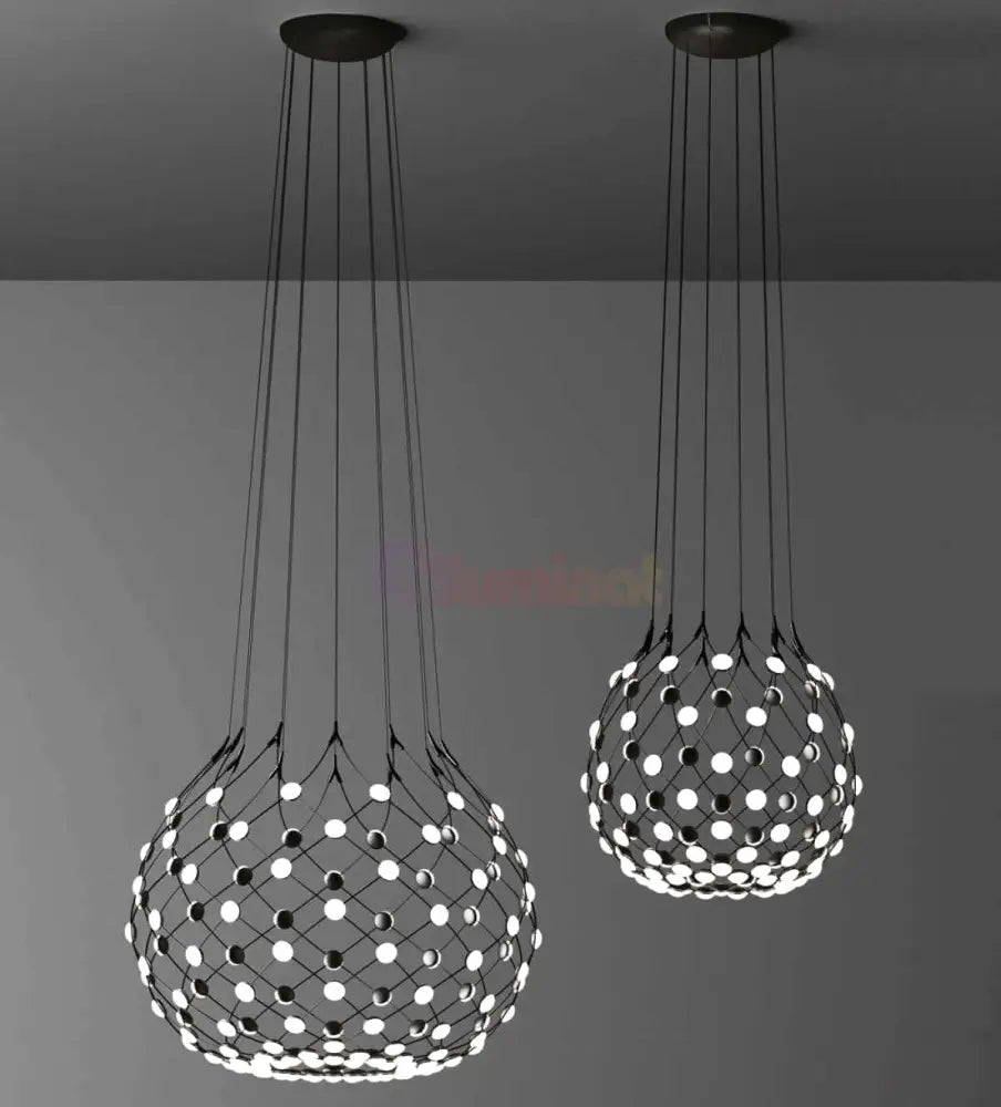 Lustra LED Suspendata LUGARO DIA Black Lighting Fixtures