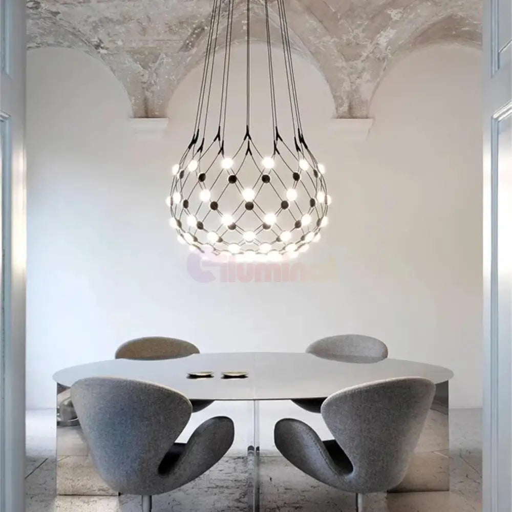 Lustra LED Suspendata LUGARO DIA Black Lighting Fixtures