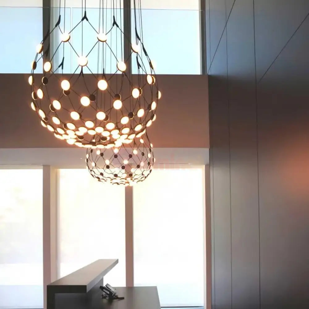 Lustra LED Suspendata LUGARO DIA Black Lighting Fixtures