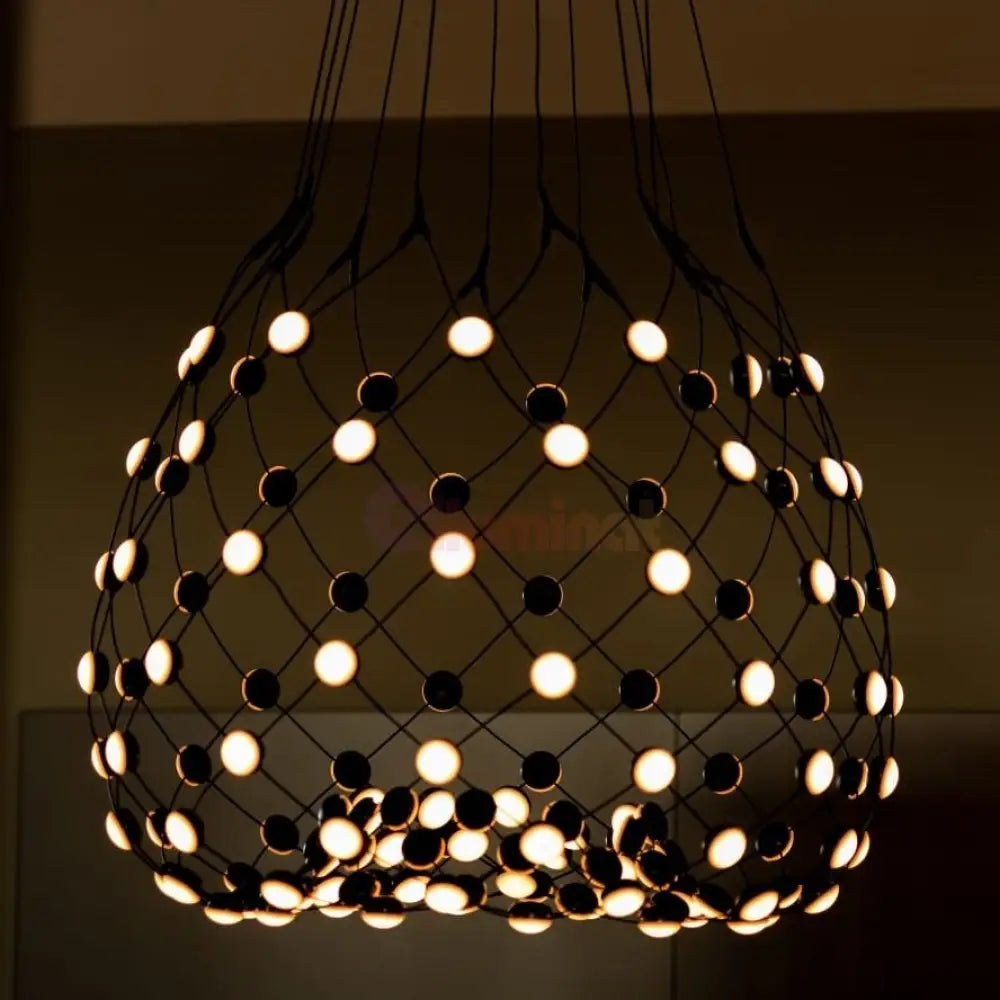 Lustra LED Suspendata LUGARO DIA Black Lighting Fixtures