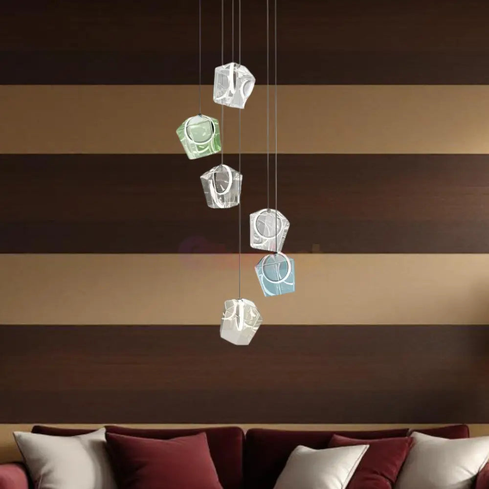 Lustra LED Suspendata 6xLED/6W/230V Multicolor NEAGRA / SUSPENDATE / 45CM Lighting Fixtures