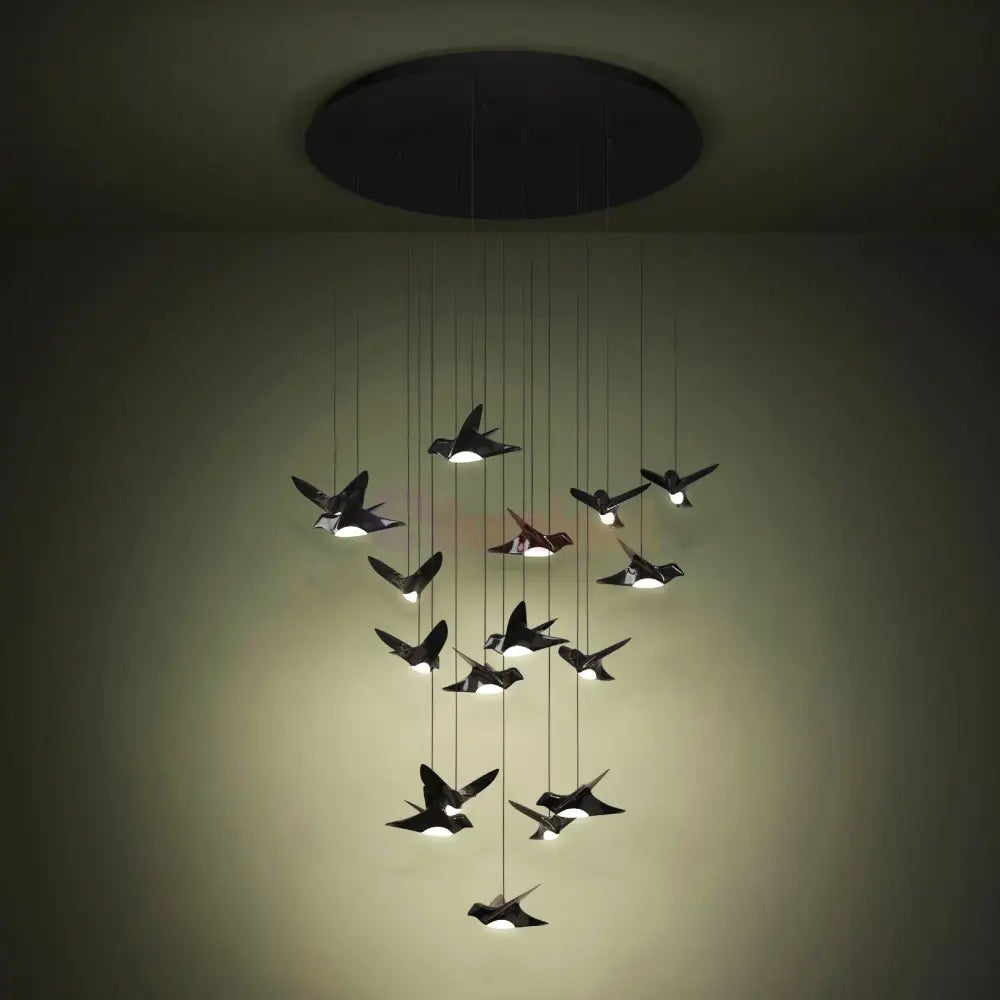 Lustra LED Suspendata Luxury PARATEBUENO Eglo 390352 NEAGRA / LUXURY Lighting Fixtures