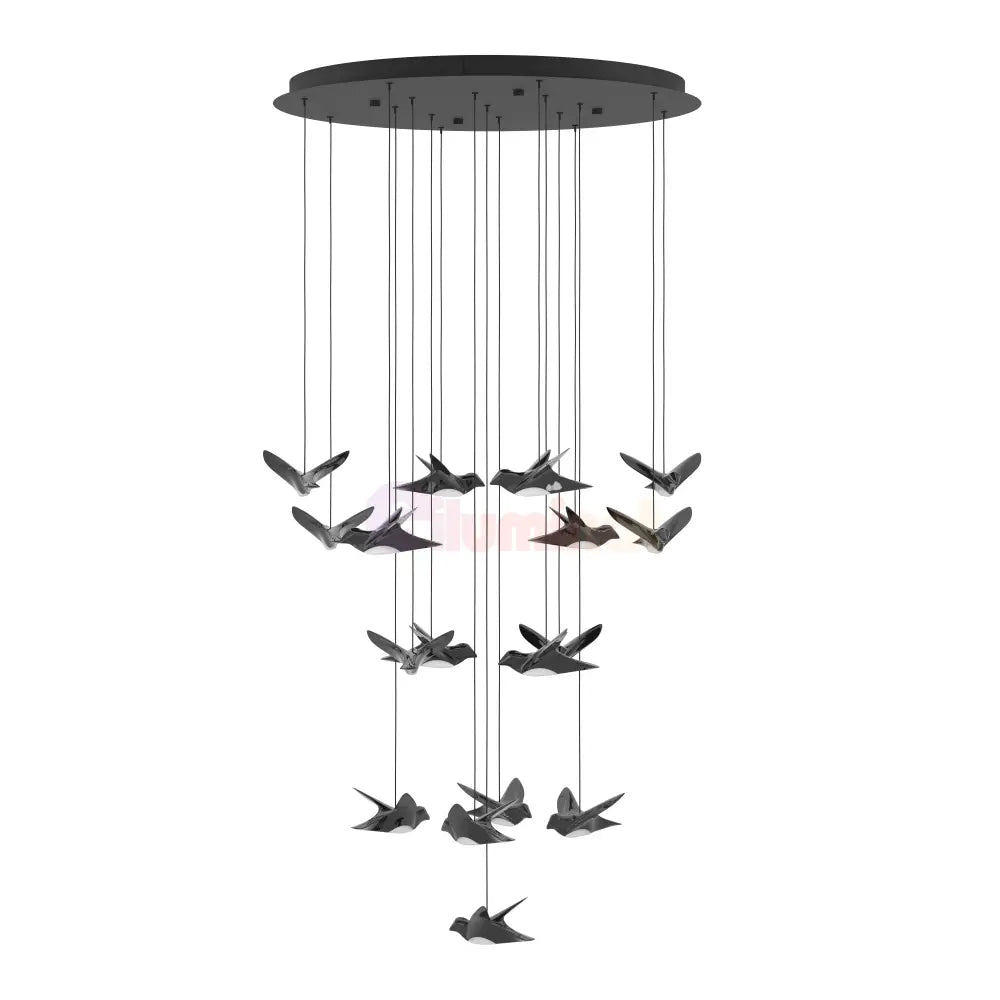 Lustra LED Suspendata Luxury PARATEBUENO Eglo 390352 NEAGRA / LUXURY Lighting Fixtures