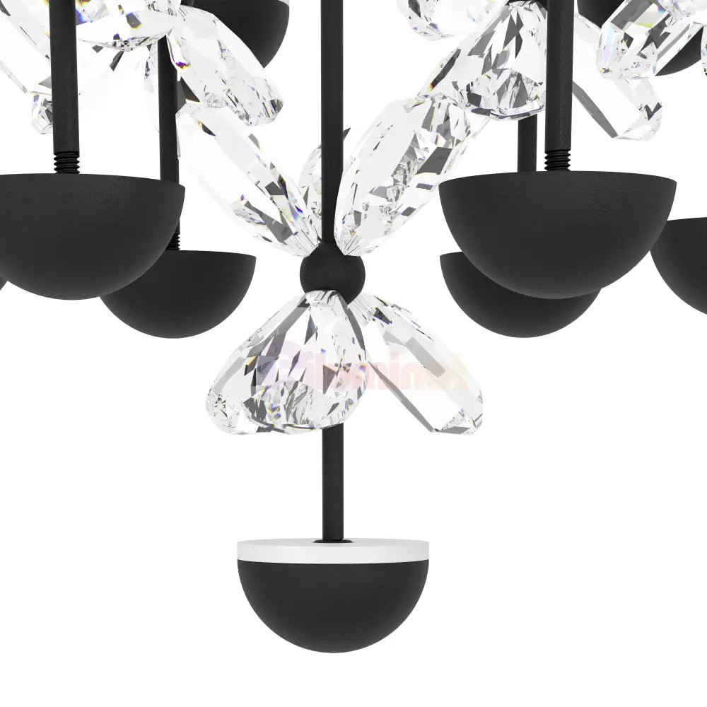 Lustra LED Suspendata Luxury PIANOPOLI 2 Eglo 390277 NEAGRA / LUXURY Lighting Fixtures
