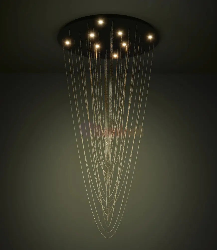 Lustra LED Suspendata Luxury TREPUCO Eglo 390355 NEAGRA / LUXURY Lighting Fixtures
