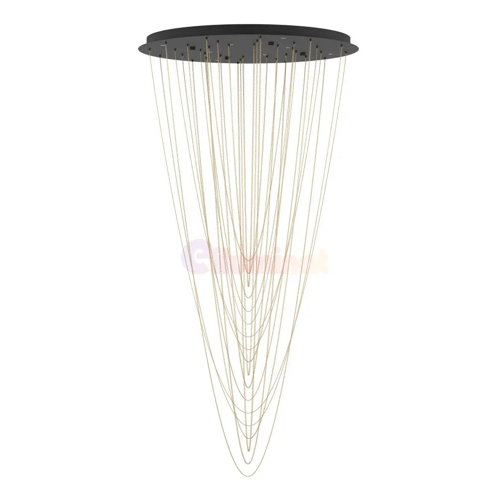 Lustra LED Suspendata Luxury TREPUCO Eglo 390355 NEAGRA / LUXURY Lighting Fixtures