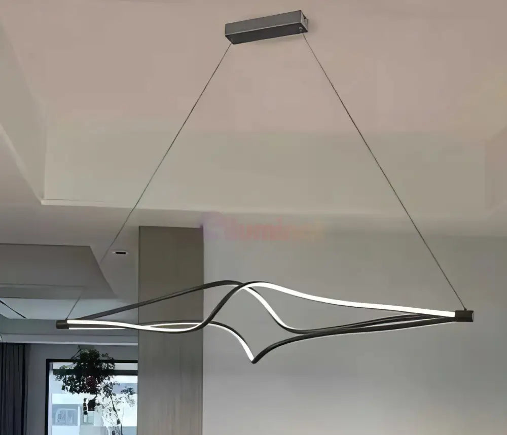 Lustra LED Suspendata Mavi Telecomanda Wifi 2.4G Black 3 Culori NEAGRA / 120CM / SUSPENDATE Lighting Fixtures