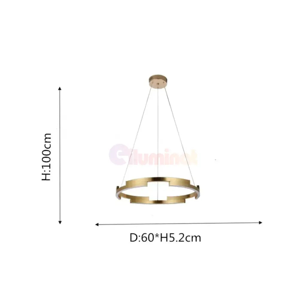 Lustra LED Orbis Cu Telecomanda Wifi 2.4G 3 Culori Black NEAGRA / SUSPENDATE / 60CM Lighting Fixtures