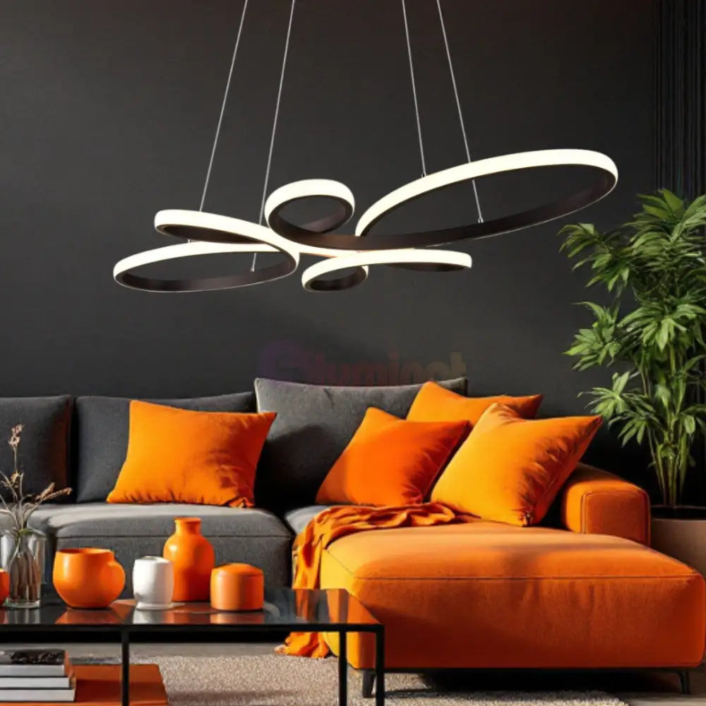 Lustra LED Suspendata LumeLab 32W NEAGRA / SUSPENDATE Lighting Fixtures
