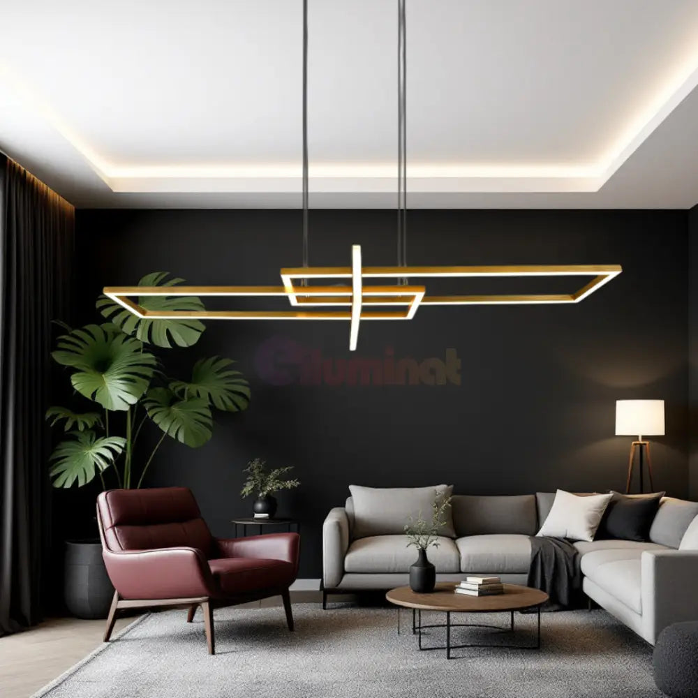 Lustra LED Aurie 34W Suspendata LumaEdge AURIE / SUSPENDATE Lighting Fixtures
