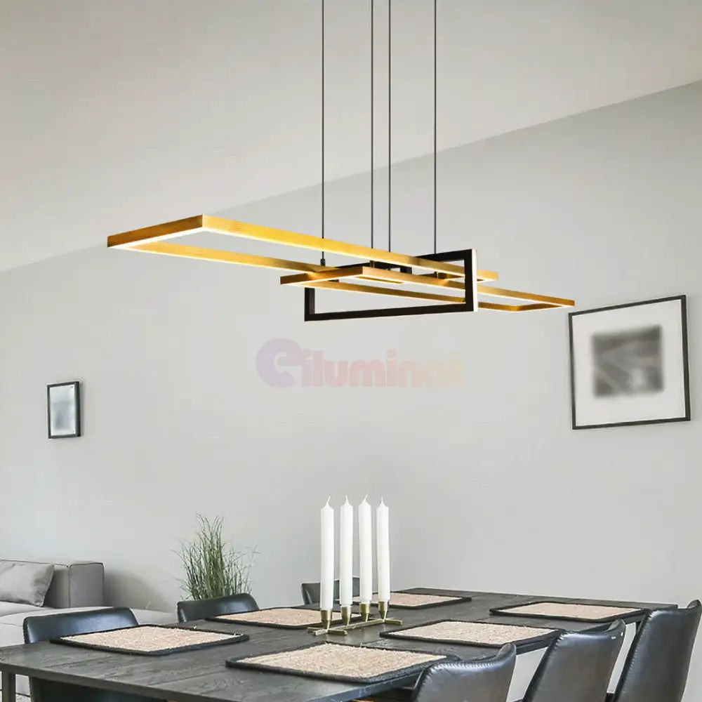 Lustra LED Aurie 34W Suspendata LumaEdge AURIE / SUSPENDATE Lighting Fixtures