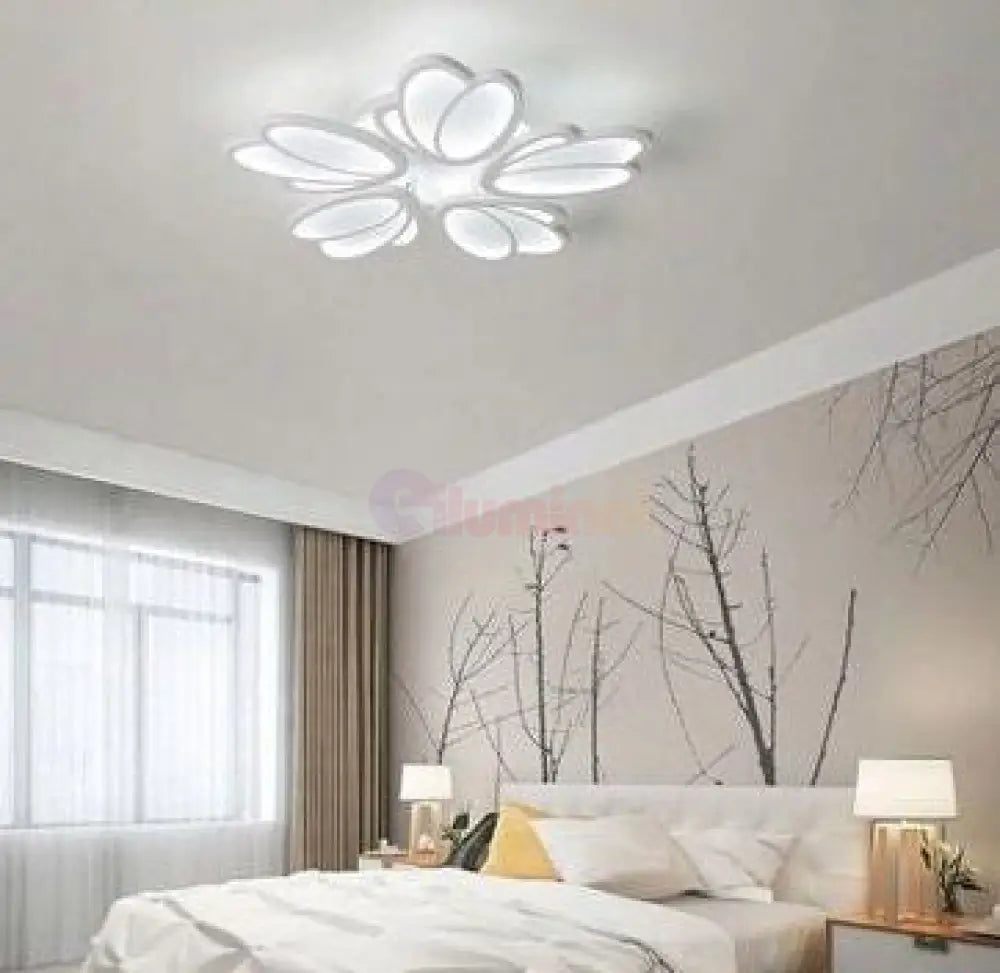 Lustra Led 140W Tulip Telecomanda Echivalent 600W Lighting Fixtures