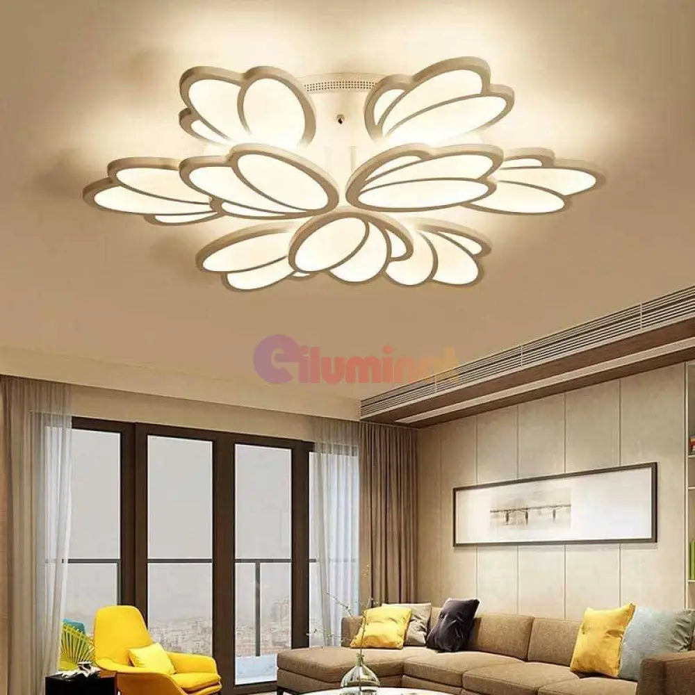 Lustra Led 200W Tulip Grande Telecomanda Echivalent 1000W Lighting Fixtures